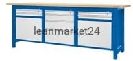 ergosolid stół montażowy 210x74x90 spawany typ04-22