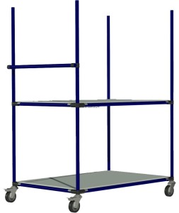 wózek light 2-półkowy 120x80x150 do kompletacji ( na zamówienie)