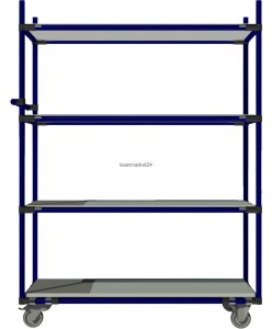 wózek heavy s 4-półkowy 120x80x150 do kompletacji