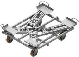 SKS-X-Larger  wózek platformowy rozsuwany