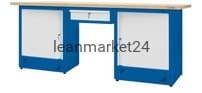 ergosolid stół montażowy 210x74x90 spawany typ08-15