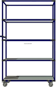 wózek heavy 4-półkowy 120x80x180 do kompletacji