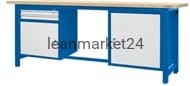 ergosolid stół montażowy 210x74x90 spawany typ04-07