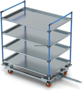 SMC-EHP-rack wózek platformowy euro półkowy