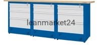 ergosolid stół montażowy 210x74x90 spawany typ08-17