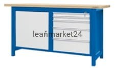 ergosolid stół montażowy 150x74x90 spawany typ03-11