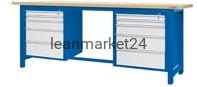 ergosolid stół montażowy 210x74x90 spawany typ04-13