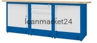 ergosolid stół montażowy 210x74x90 spawany typ08-18