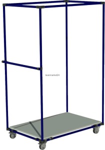 wózek heavy 1-półkowy 120x80x180 do kompletacji