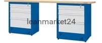 ergosolid stół montażowy 210x74x90 spawany typ08-11