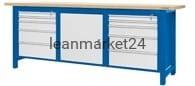 ergosolid stół montażowy 210x74x90 spawany typ04-27