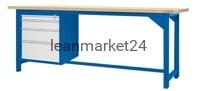 ergosolid stół montażowy 210x74x90 spawany typ04-05