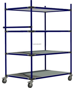 wózek light 4-półkowy 120x80x150 do kompletacji ( na zamówienie)
