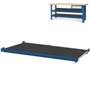 ergosolid półka 199 cm pokryta guma ryflowaną do stołu typu 08