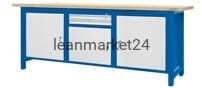 ergosolid stół montażowy 210x74x90 spawany typ04-23