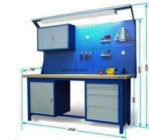 ergosolid stanowisko 210x74x230 typ04 komplet01