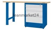 ergosolid stół montażowy 150x74x90 spawany typ07-04