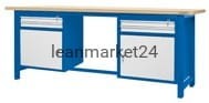 ergosolid stół montażowy 210x74x90 spawany typ04-06
