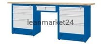 ergosolid stół montażowy 210x74x90 spawany typ08-13