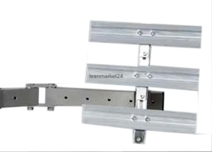 adapter z 3 szynami mocowany do ramienia przegubowego