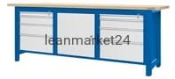 ergosolid stół montażowy 210x74x90 spawany typ04-30