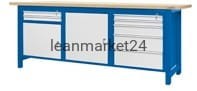 ergosolid stół montażowy 210x74x90 spawany typ04-32